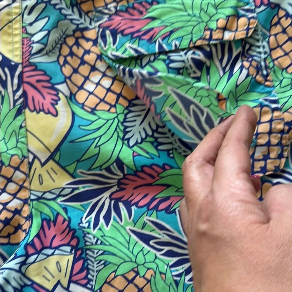 Vineyard Vines Small Swim‎ Pineapple Palm Pina Colada